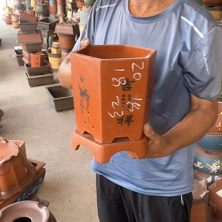 紫砂花盆紫砂花盆