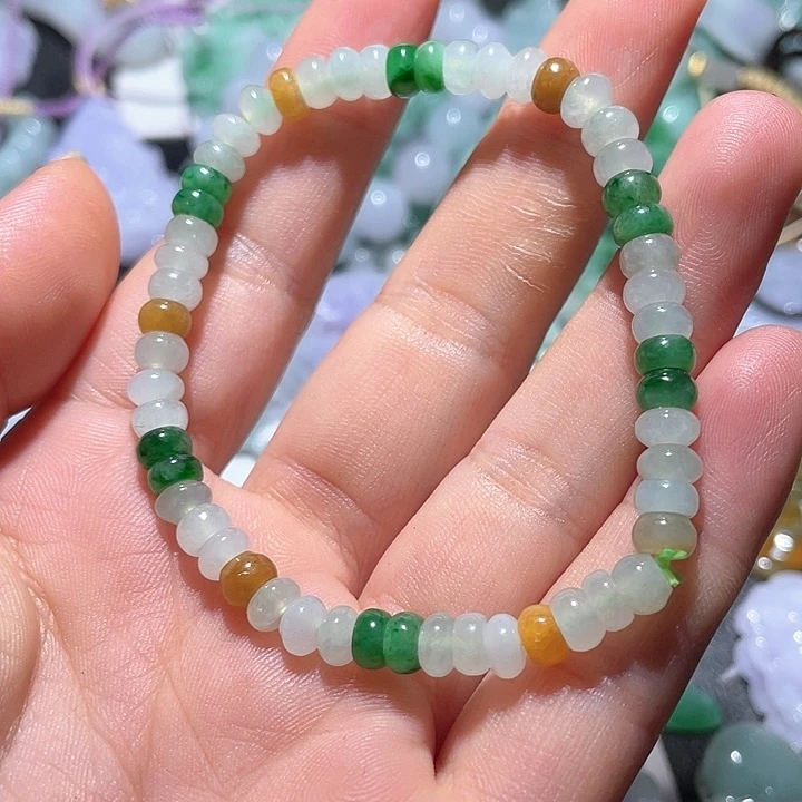 翡翠未镶嵌颈饰天然