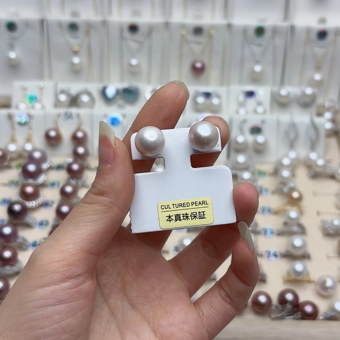 淡水珍珠颈饰银S925镶嵌