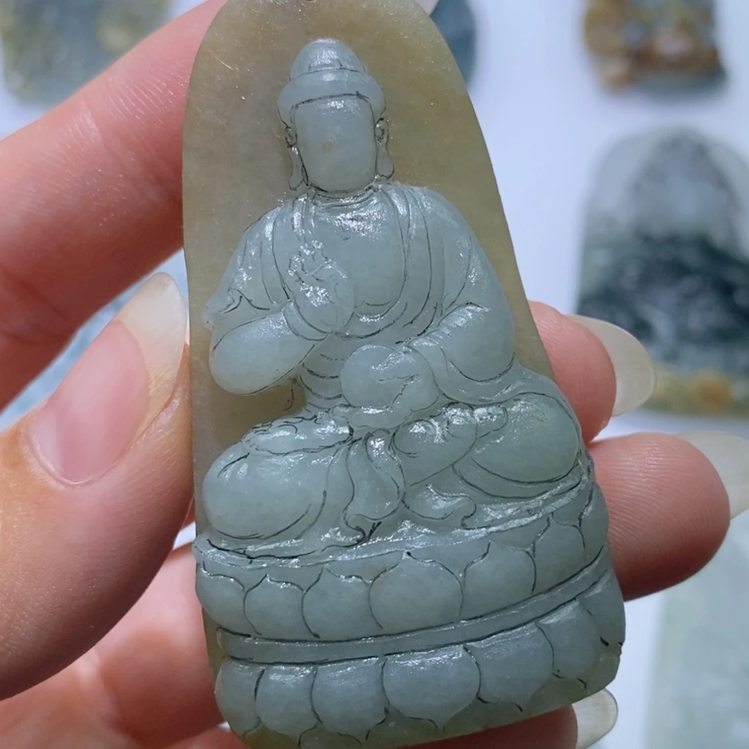 未镶嵌定制翡翠毛货