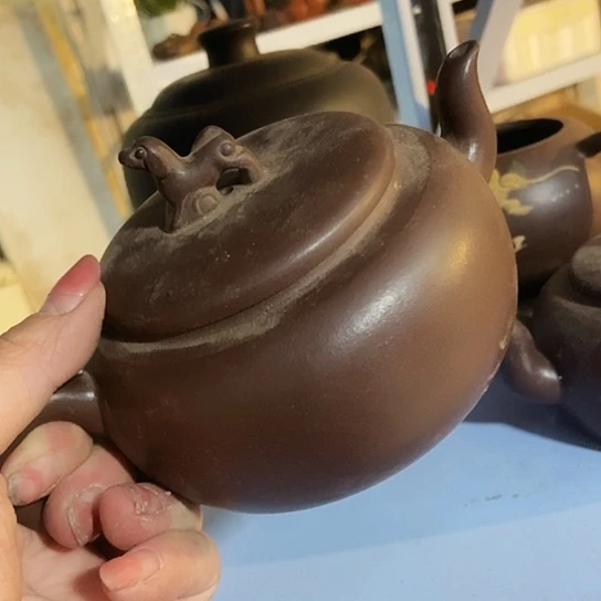 茶壶绿泥宜兴紫砂全手工制作工艺