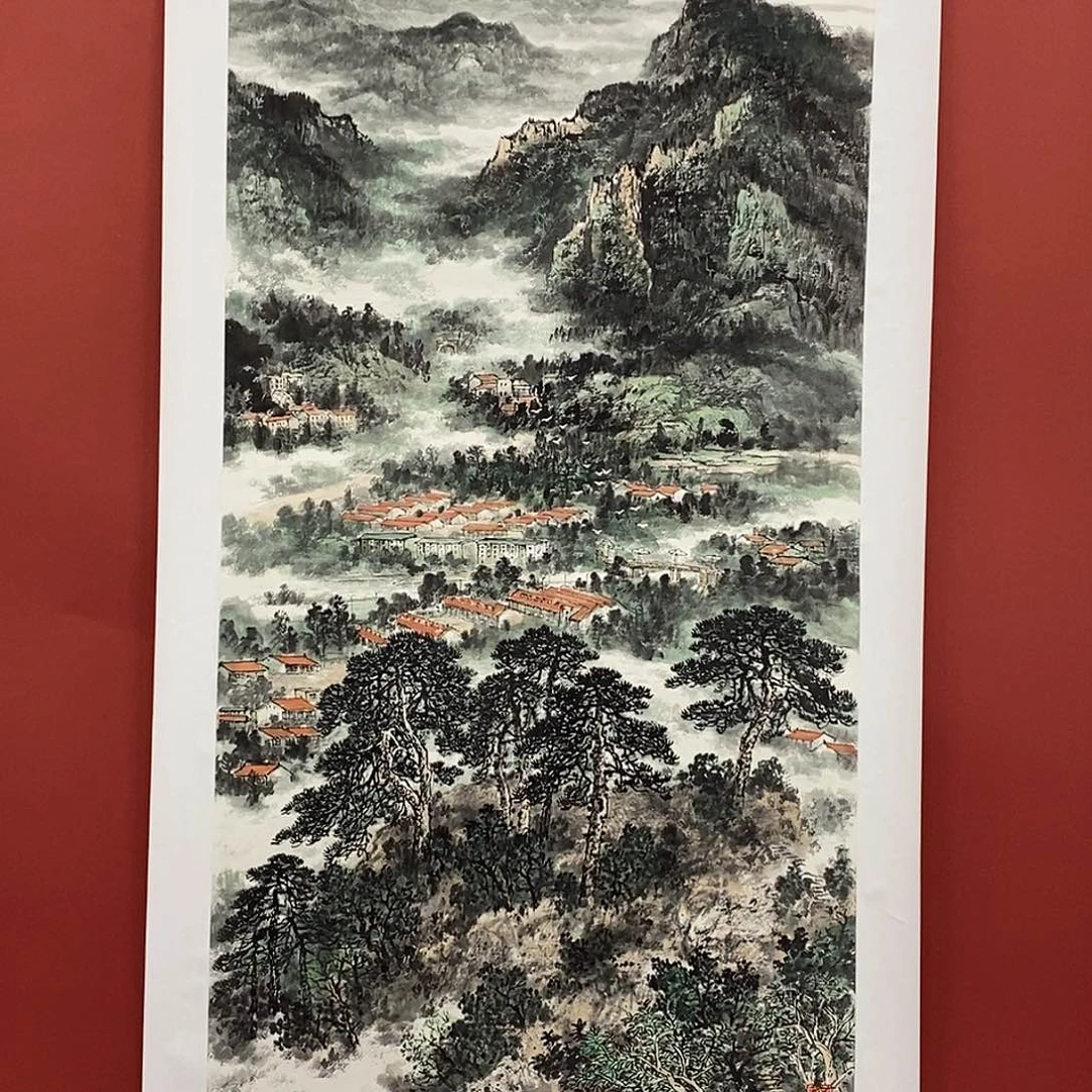 国画吕元忠四尺140*70精品佳作