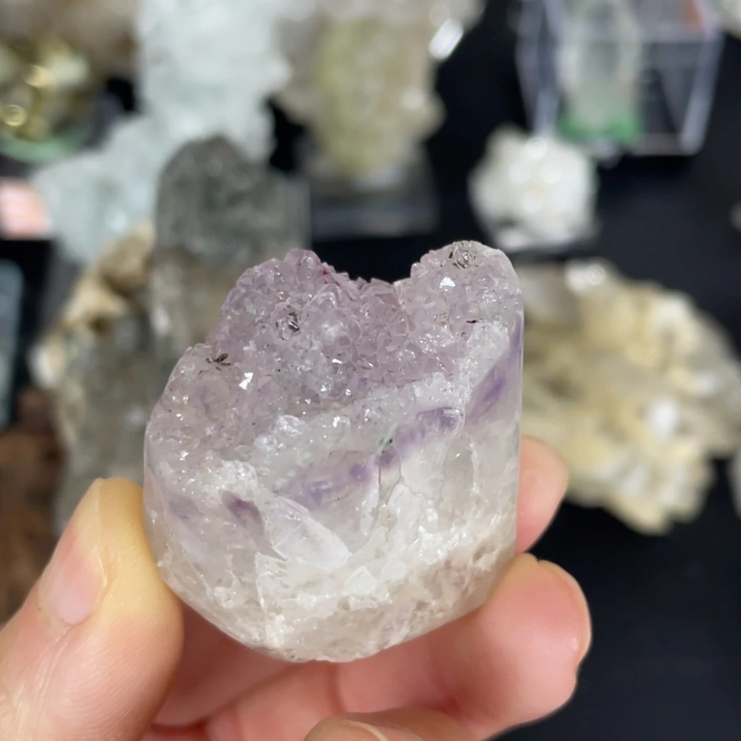 巴西软糖紫晶未镶嵌水晶