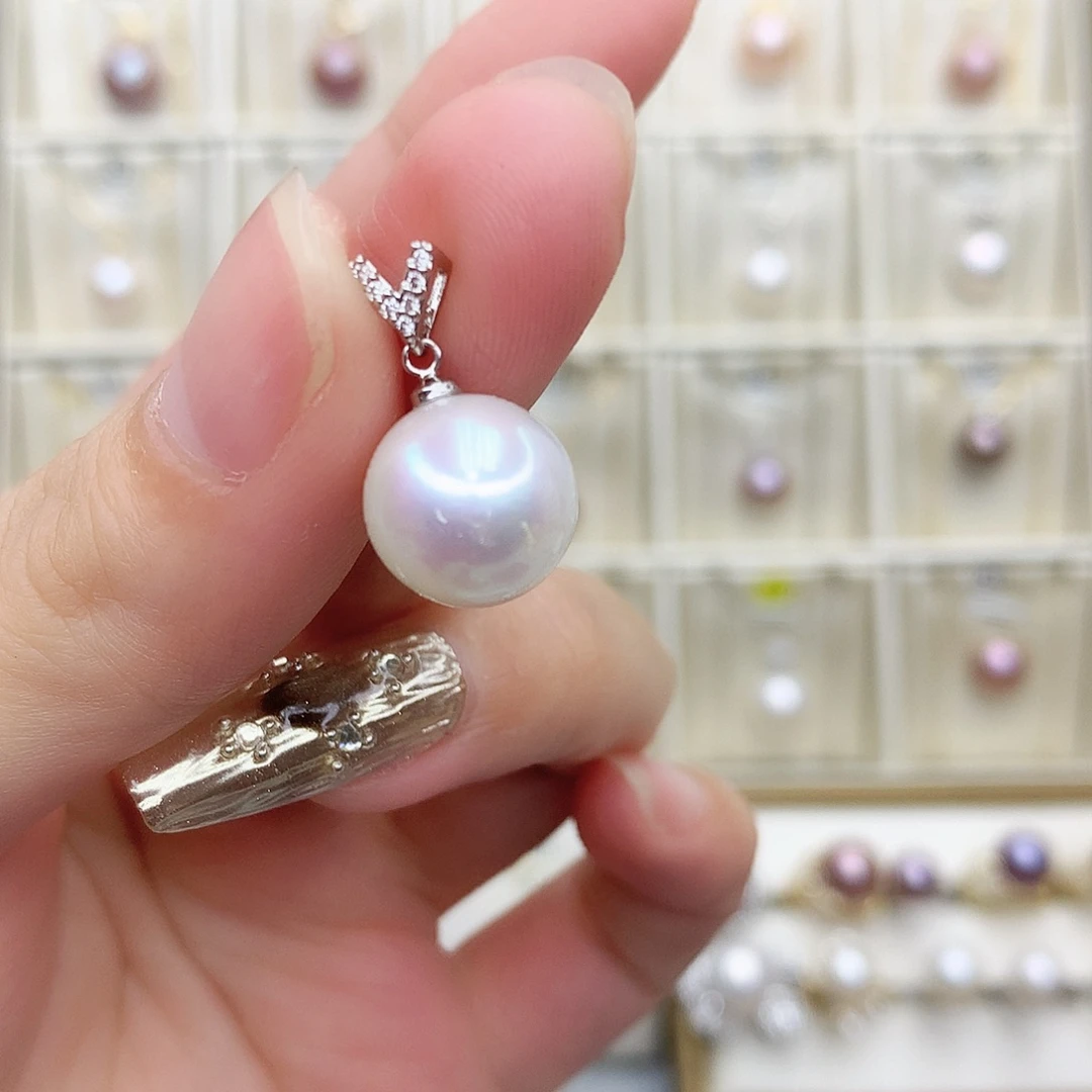 淡水珍珠吊坠(不含链)合金