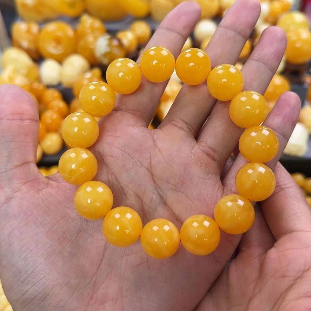 琥珀未镶嵌珠宝奇石16mm同料