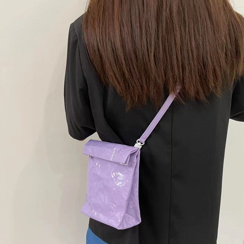 【八妹】6802简约风斜跨小包