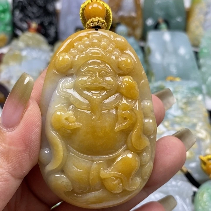 翡翠未镶嵌颈饰天然a货翡翠