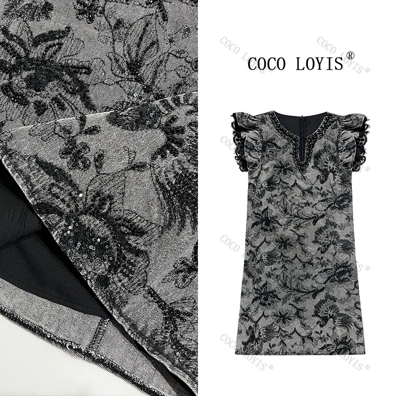 显瘦裙子蕾丝碎花气质时尚夏季复古法式长款国风修身2503025