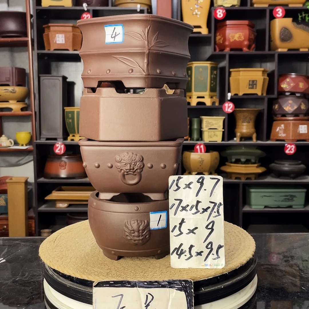 D-盆尚好紫砂花盆