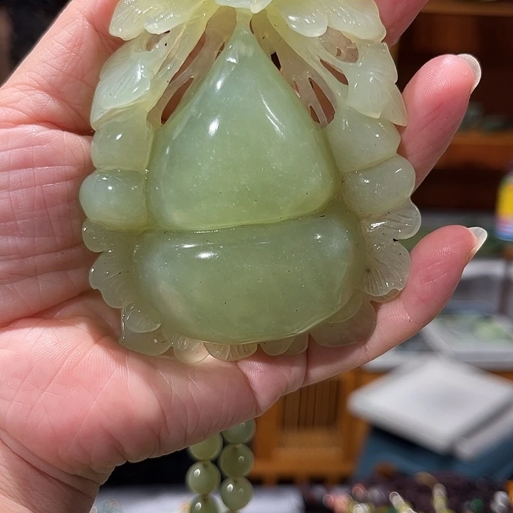 未镶嵌岫玉毛衣链