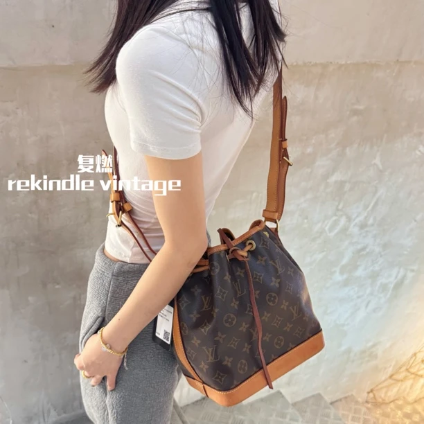 95新 LouisVuitton/路易威登 复燃精选/noebb水桶斜挎包19年