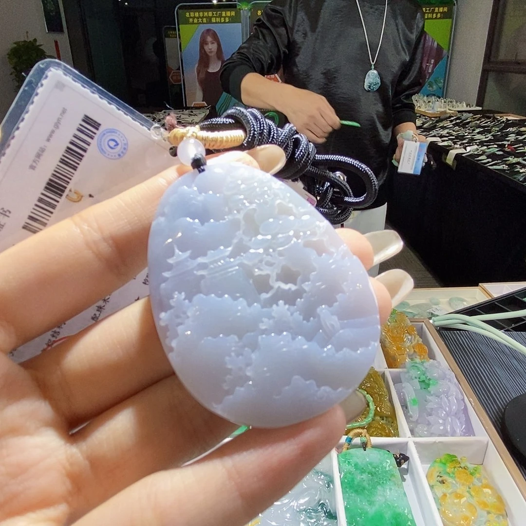 颈饰未镶嵌翡翠翡翠