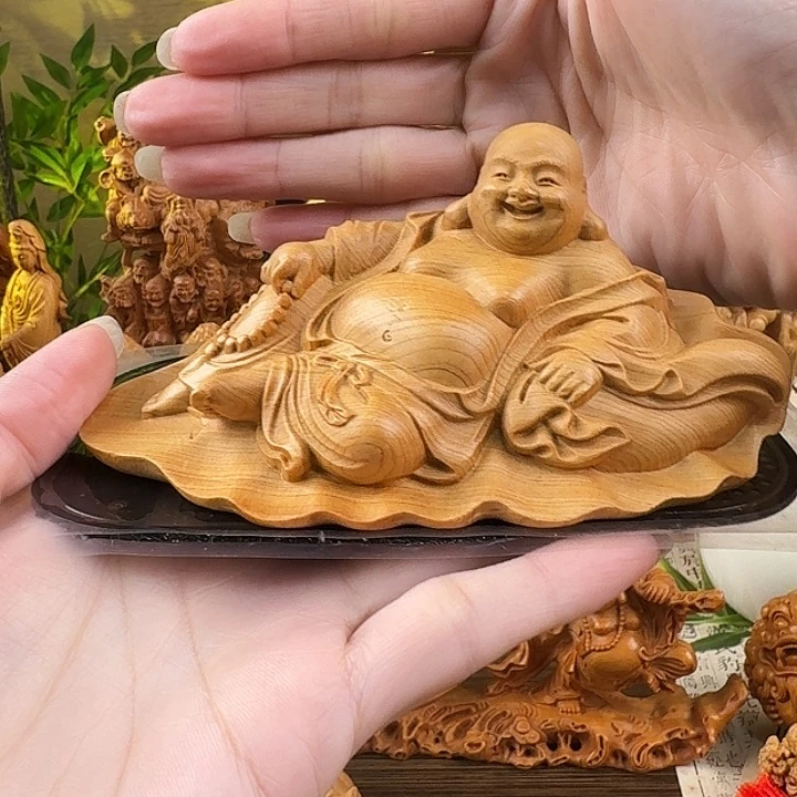 柏木（崖柏）荷叶弥勒经典款