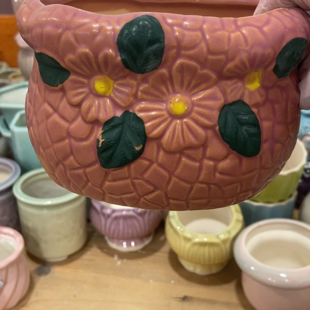 红陶高温陶瓷花盆