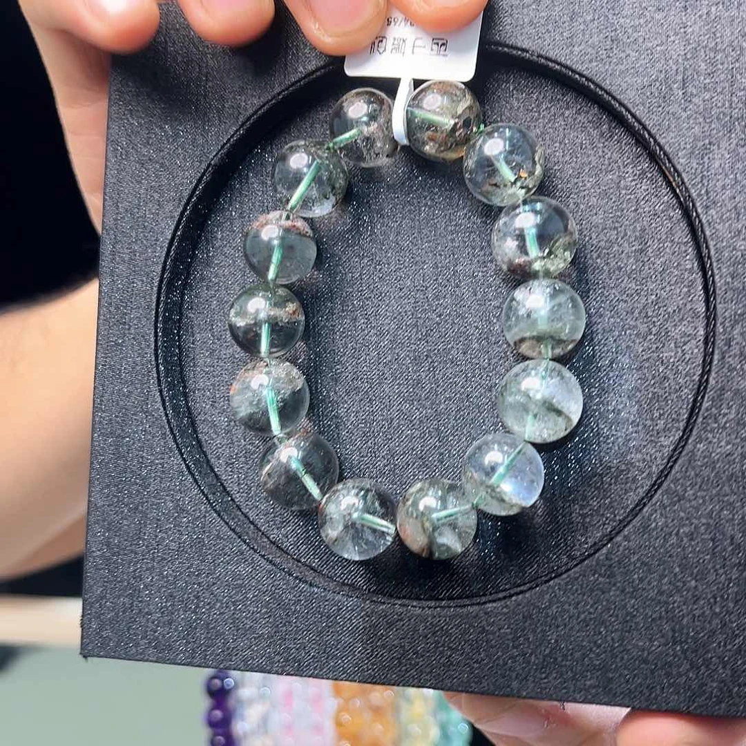 水晶手串未镶嵌绿幽灵