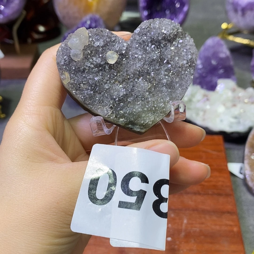 珠宝半成品未镶嵌紫晶