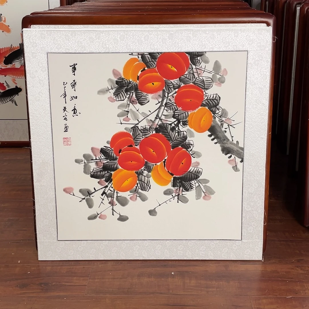 国画带框尺寸63*63厘米