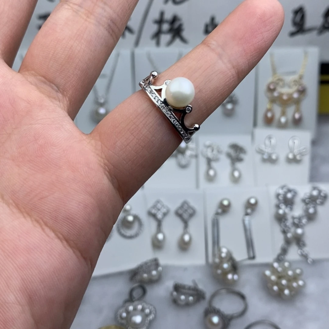 耳饰未镶嵌淡水珍珠