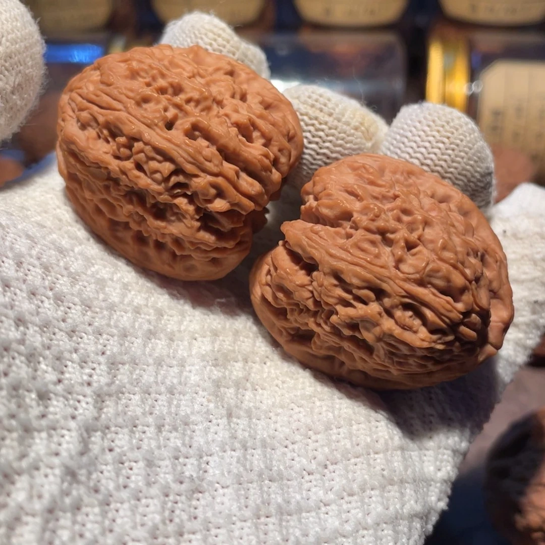 文玩核桃把件38拉丝炮弹南疆