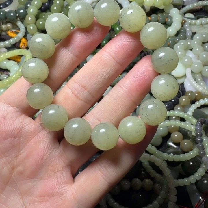 未镶嵌手串和田玉卡14