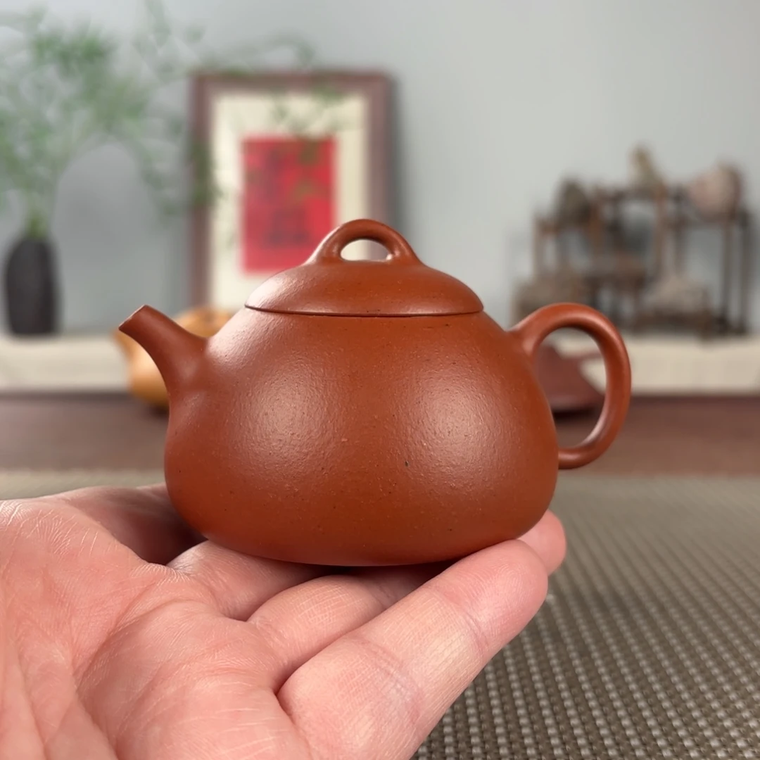 紫砂茶壶黄龙山原矿紫砂壶120