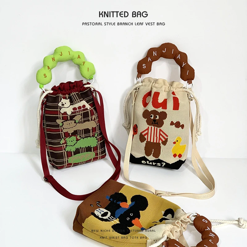 单肩包新款小福袋小众百搭包包女斜挎包2025年网红流行款包包