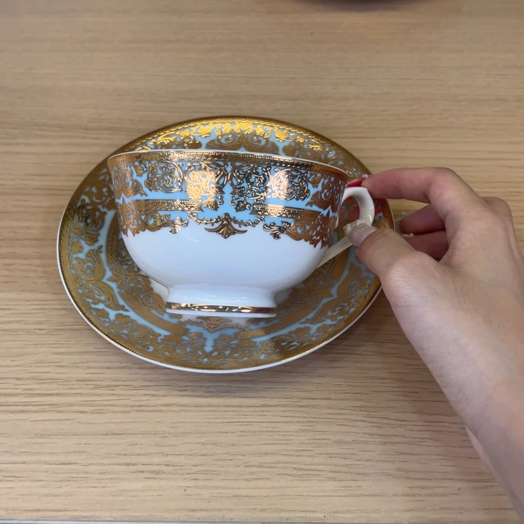瓷片咖啡杯碟一单一套