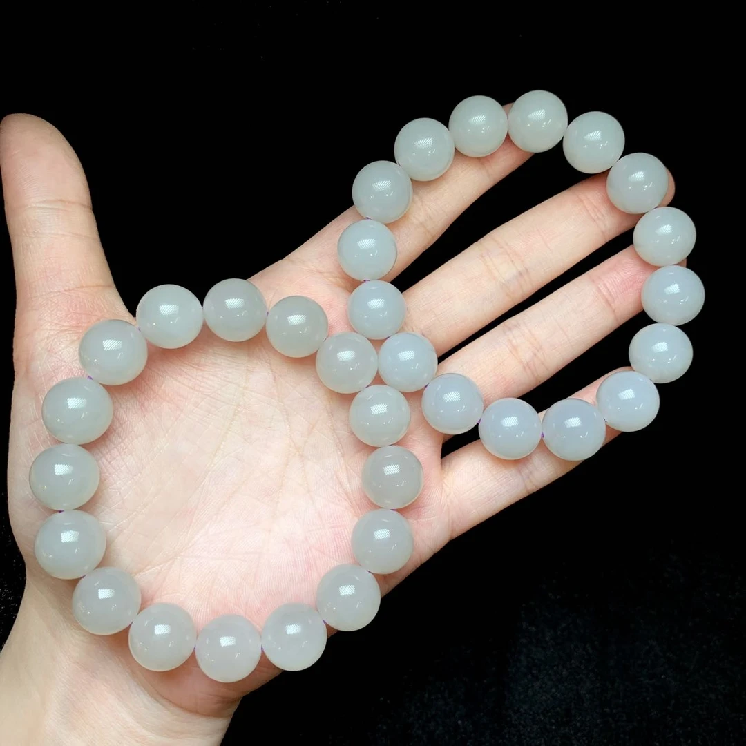 【小宝珠宝】6 T0720-和田玉单圈手串-多样性发一件-11.5mm