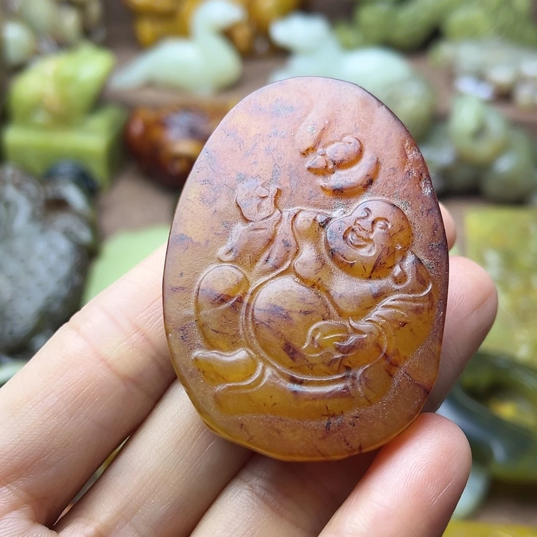 白玉菩提吊坠115。。