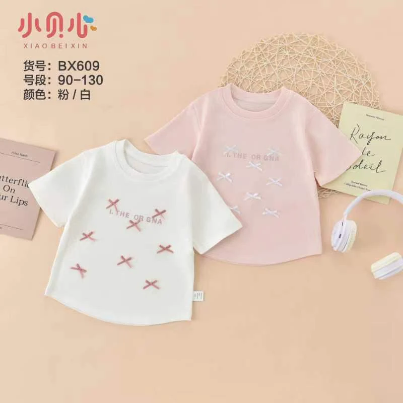 001-019 儿童卡通夏季短袖百搭T宽松韩版圆领正常版卡通动漫纯棉