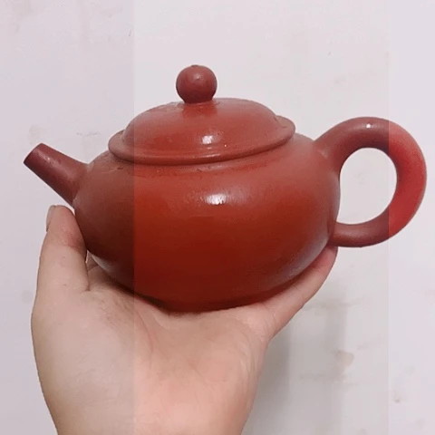 茶杯绿泥宜兴紫砂全手工制作
