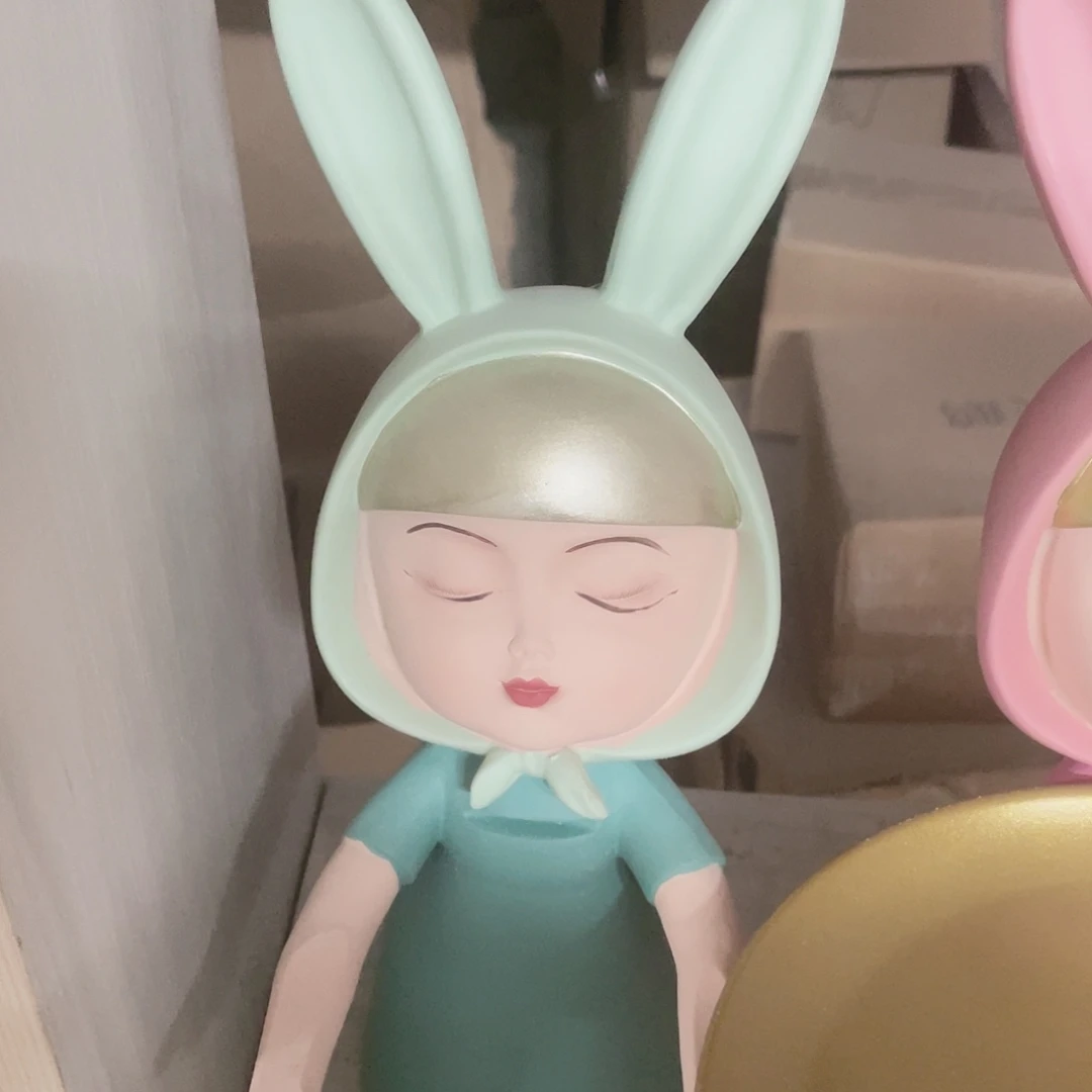 蓝兔女孩托盘11111111111