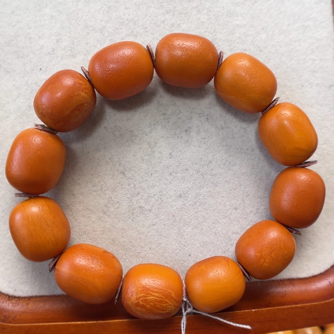 蜜蜡未镶嵌手链蜜蜡