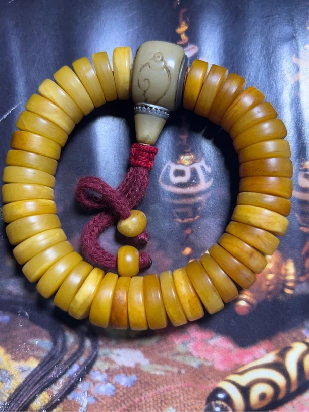 藏区手串牛牛骨喜欢可以拍