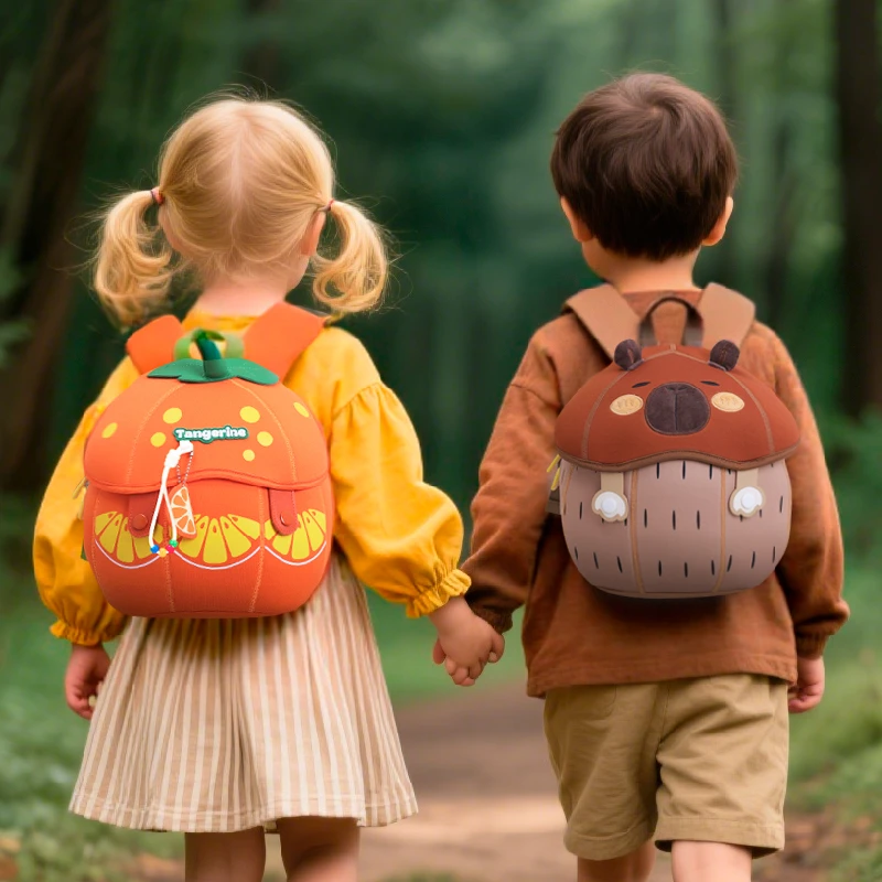 VABC儿童双肩包卡通立体水果造型轻盈减负2-4岁宝宝萌趣出行背包