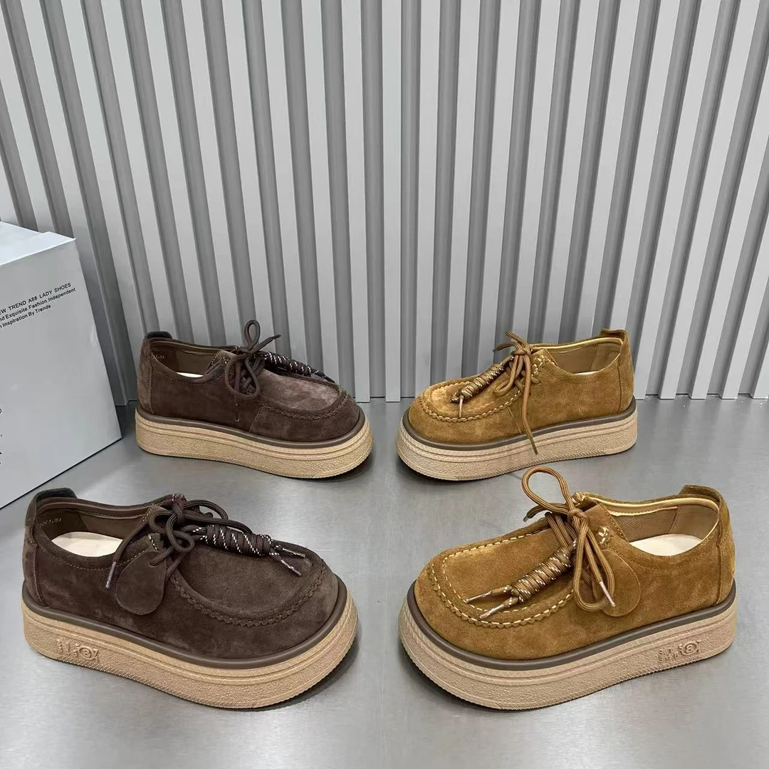 【与然良品】159-21爆款百搭时尚厚底休闲鞋