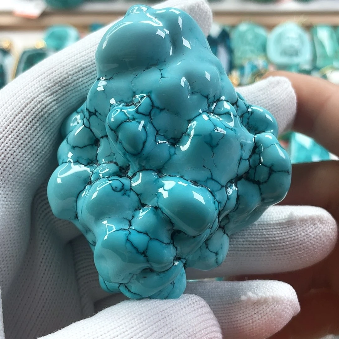 绿松石未镶嵌车挂