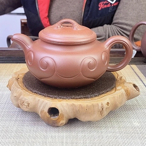 紫砂茶壶宜兴紫砂底槽清280c c