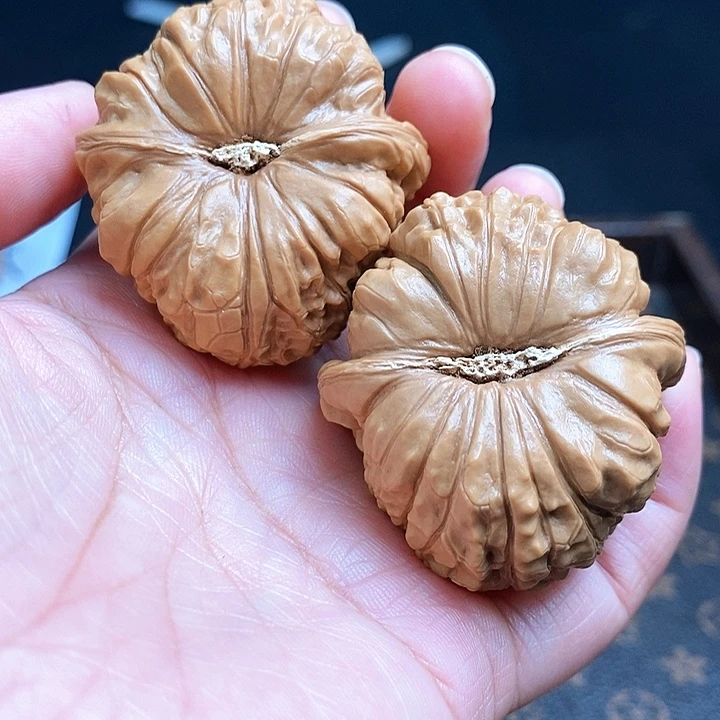 把件文玩核桃南瓜44尺