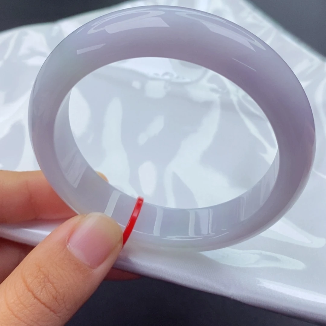 翡翠未镶嵌手镯5455正圈