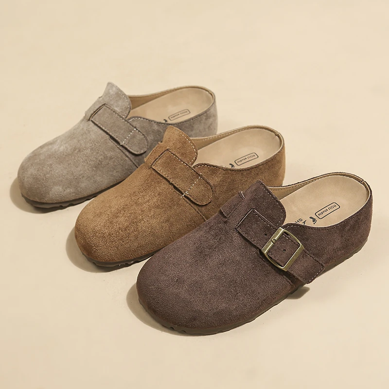 【品牌】增高博肯包头拖鞋女一脚蹬防滑踩屎感气质懒人鞋休闲808