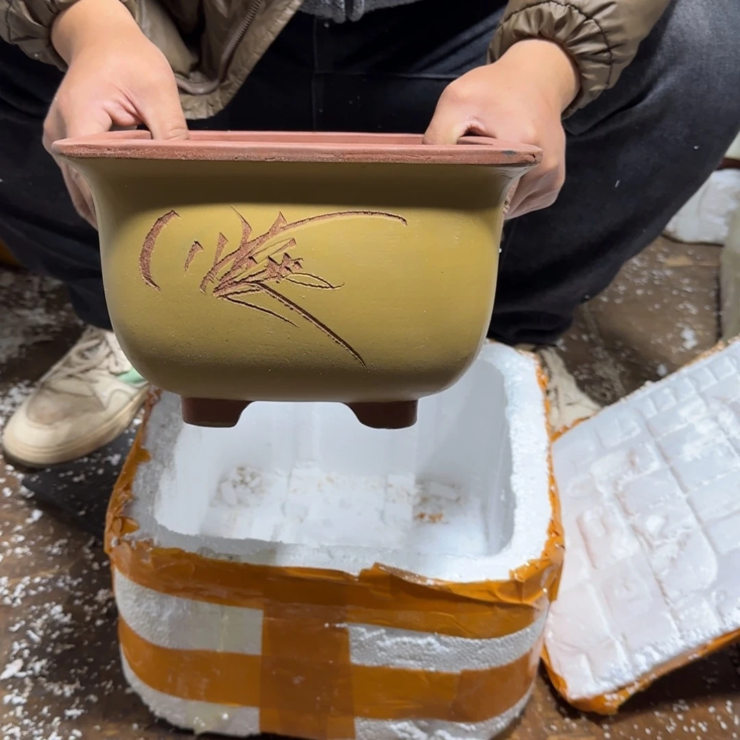 紫砂花盆口径18.13口径