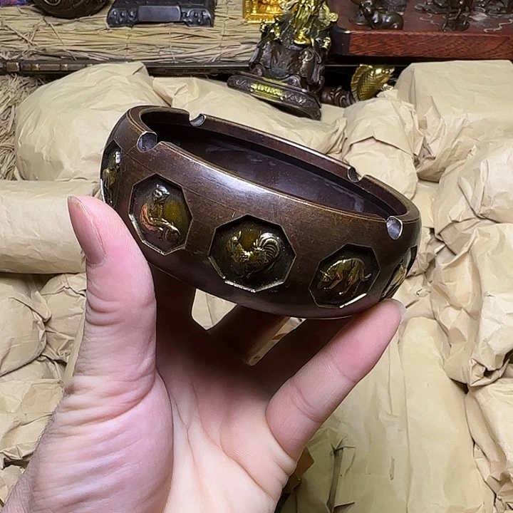 铜器文玩客厅摆件