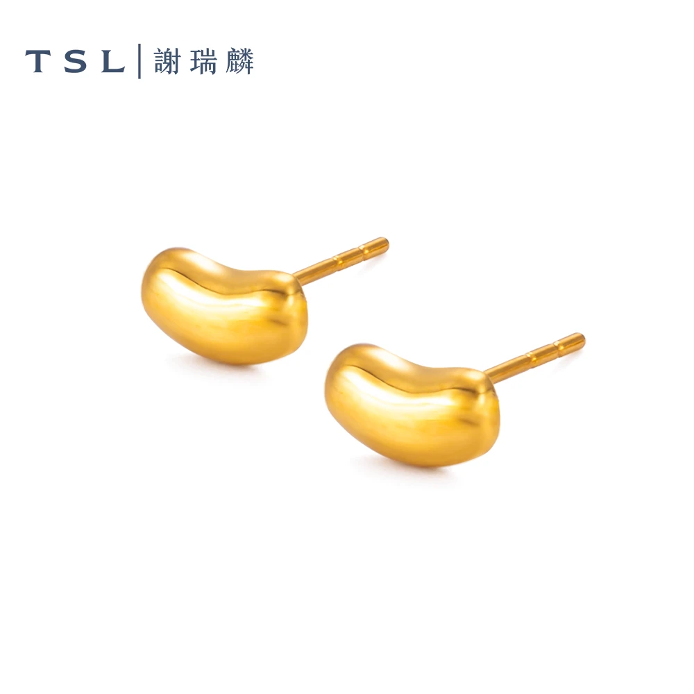 TSL/谢瑞麟【3期免息】相思豆耳钉女款时尚送女友送妈妈耳饰礼物