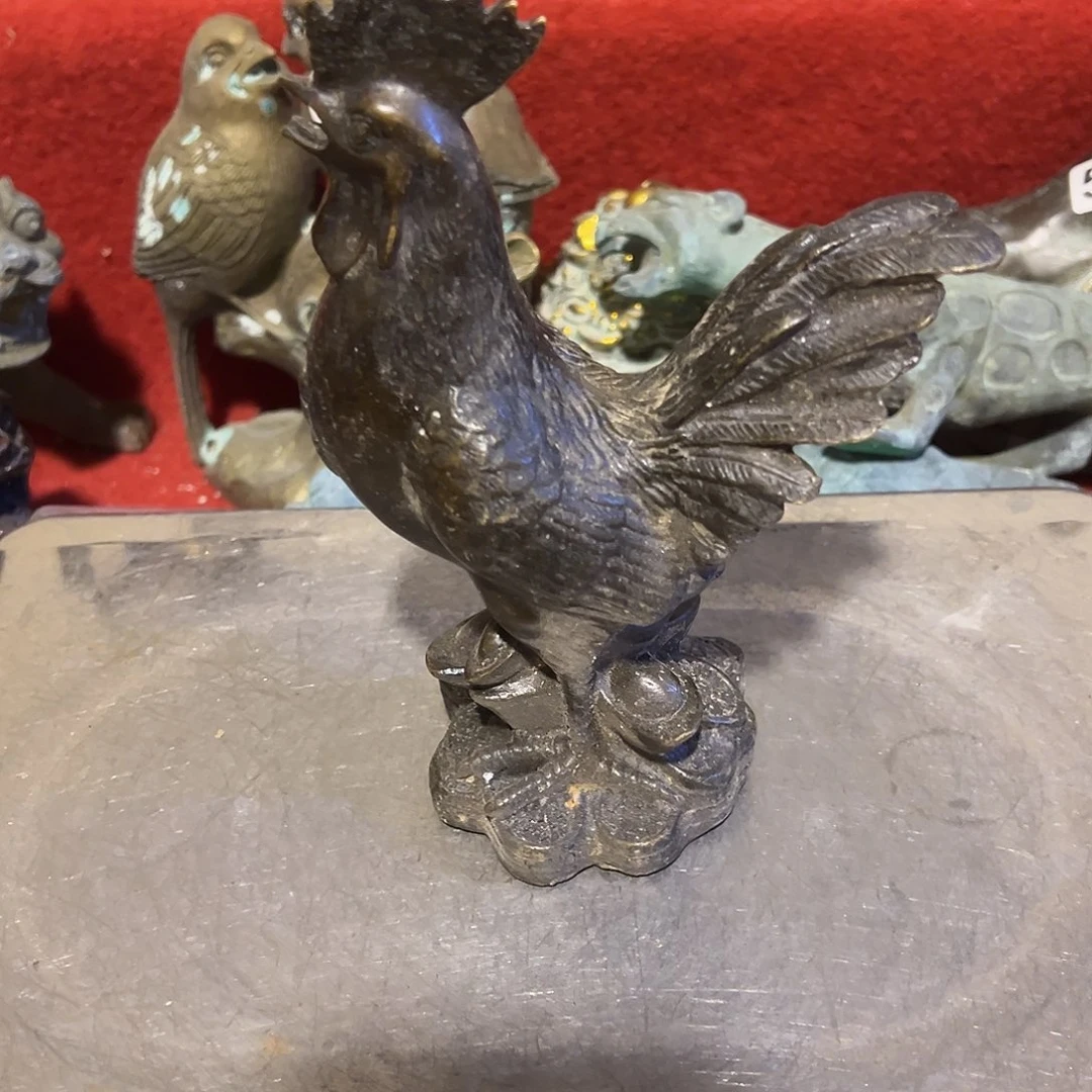 黄铜摆件，文房摆件