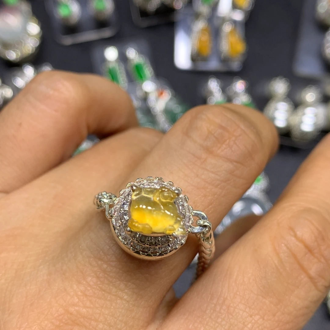 定制翡翠未镶嵌买断不退