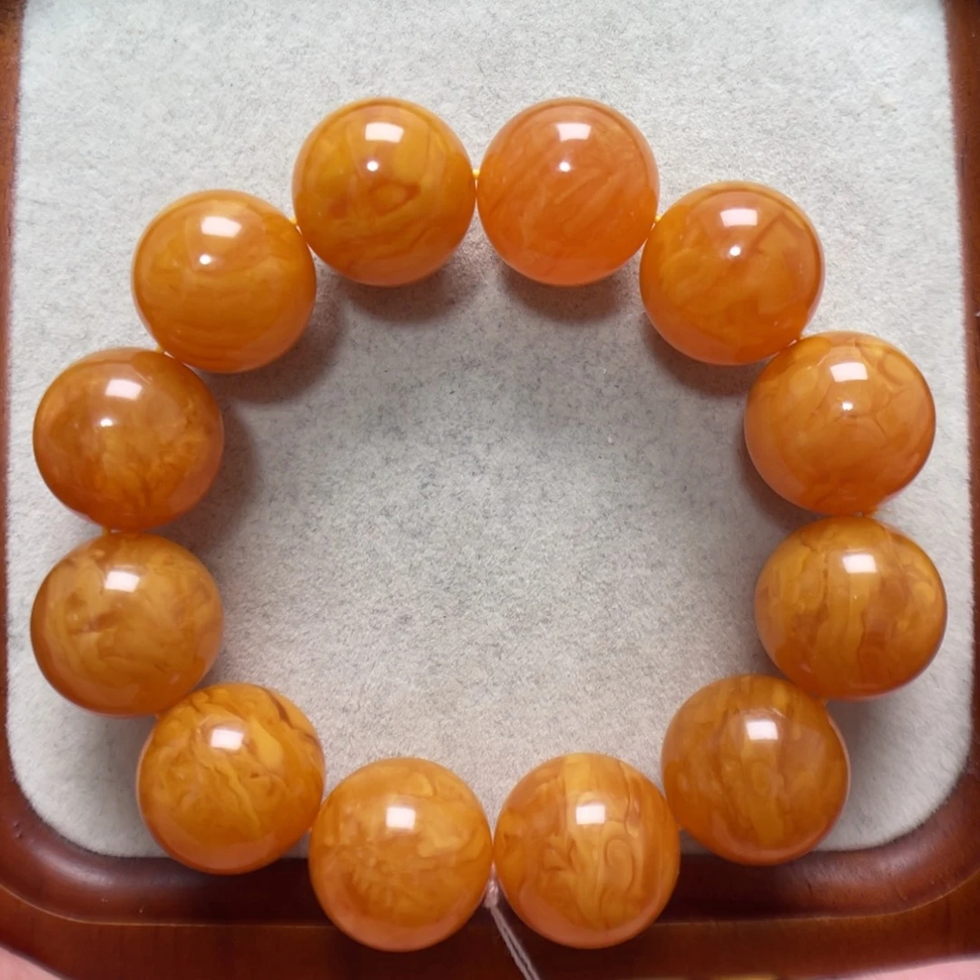 蜜蜡未镶嵌手串蜜蜡