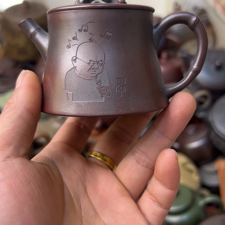紫砂茶壶紫砂壶晃盖底部不平