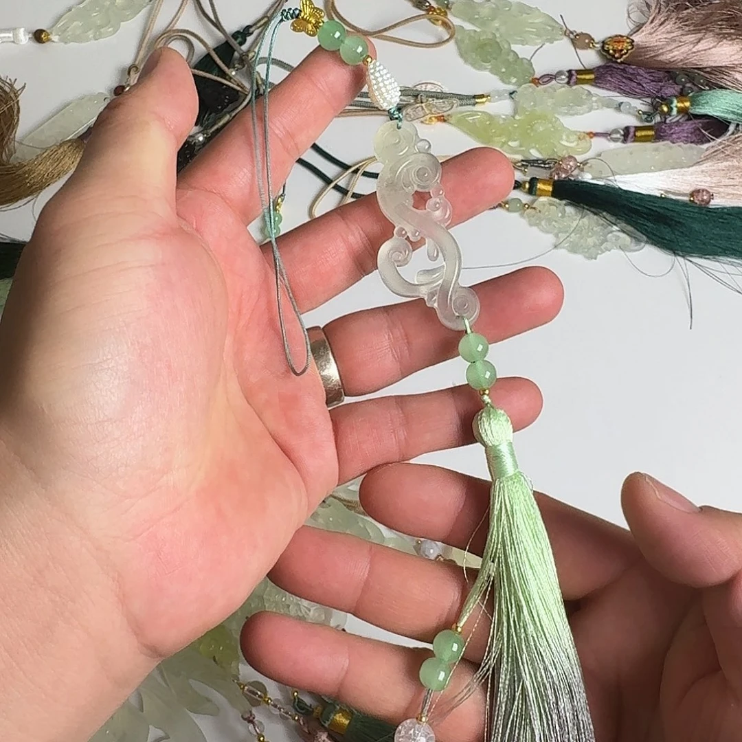 蛇纹石玉未镶嵌腰佩