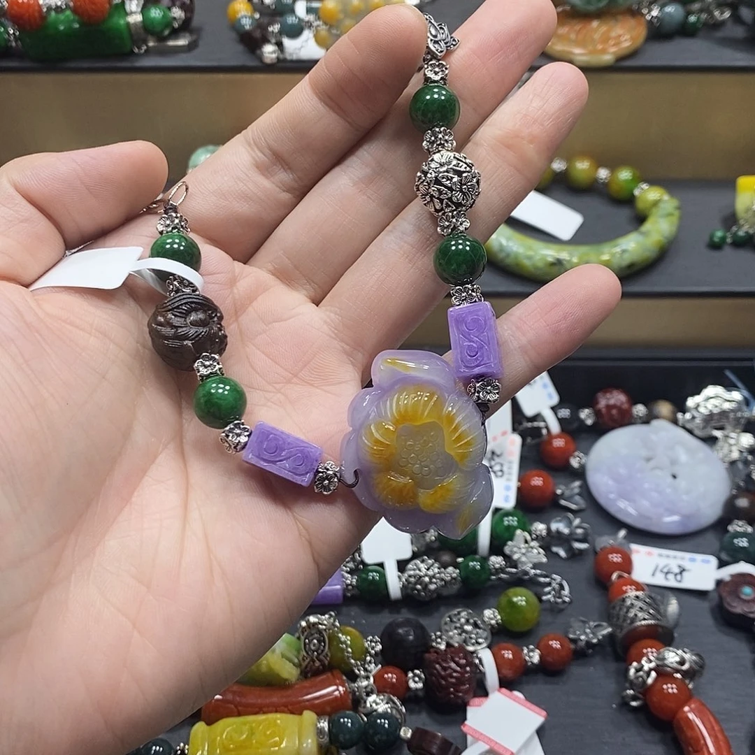 敏***未镶嵌手链翡翠手链